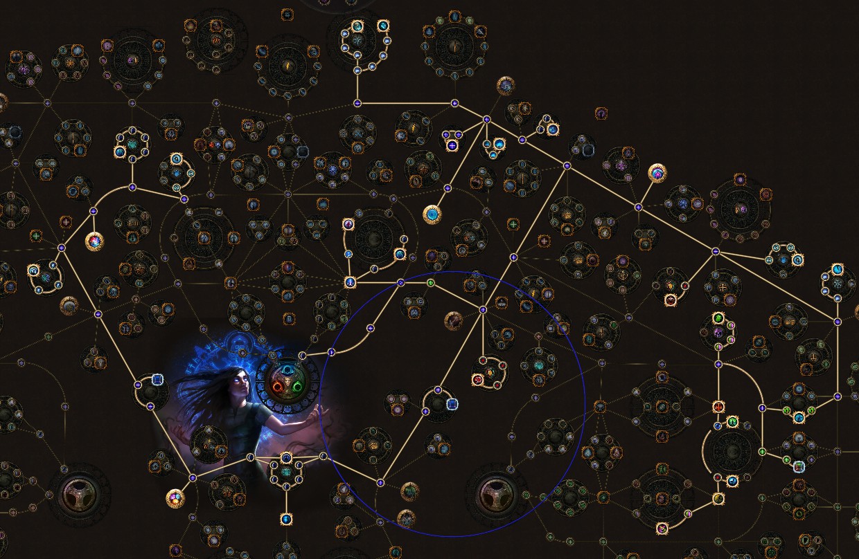 PoE 3.10 Witch Vortex Cold Snap Occultist Passive Skill Tree